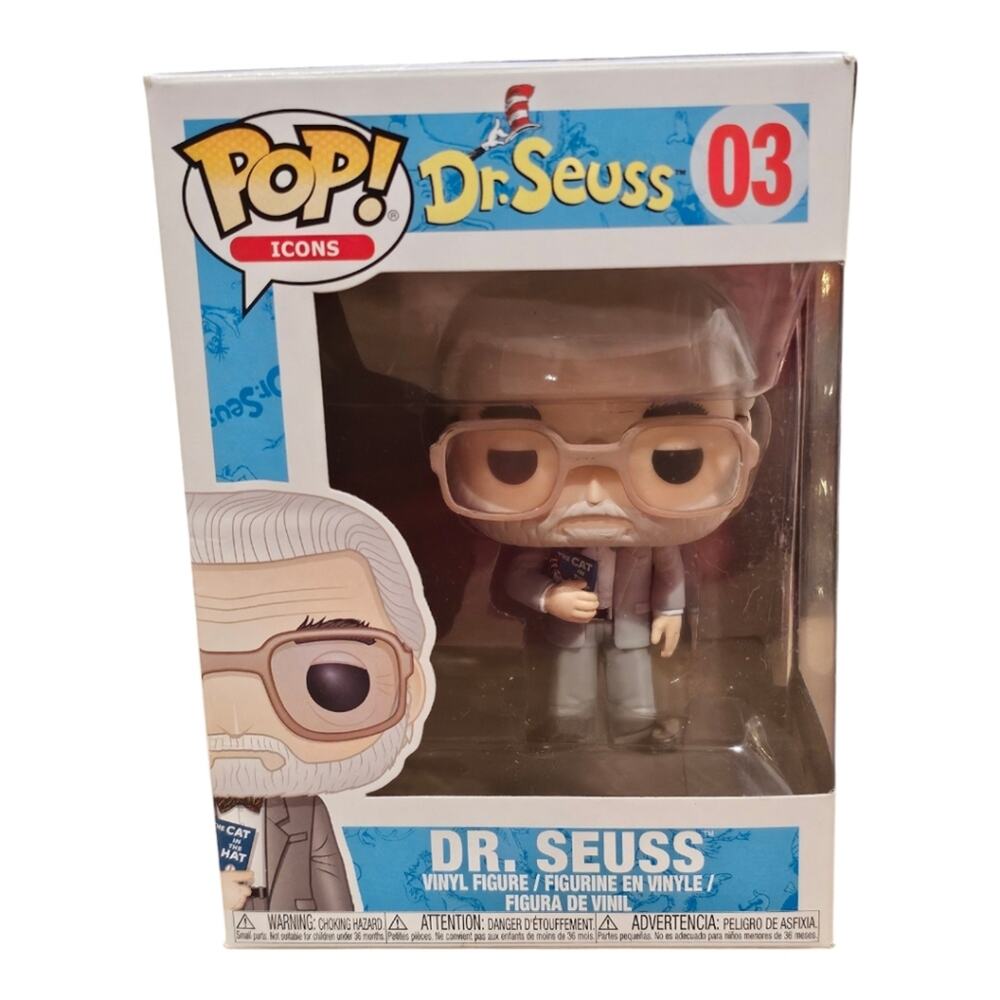 Funko Pop! Icons Vinyl: Dr. Seuss - Dr. Seuss #03 BOX Damage